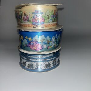 Vintage Baby Nursery Ribbon - 3 Rolls